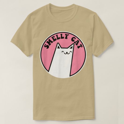 Funny cat friends song SMELLY CATCat Lovers Gift Tシャツ (デザイン正面)