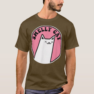 Funny cat friends song SMELLY CATCat Lovers Gift  Tシャツ