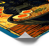 Funny Cat Gamer Men Anime Kawaii Gaming Headset Ca ポスター (角)