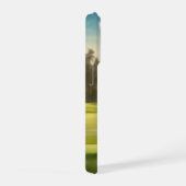 Funny Cat Golf Player, iPhoneケース (右側面)