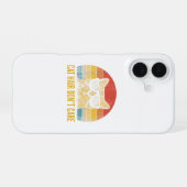 Funny Cat Hair Don't Care Card for Cat Lovers iPhone 16ケース (裏面横)