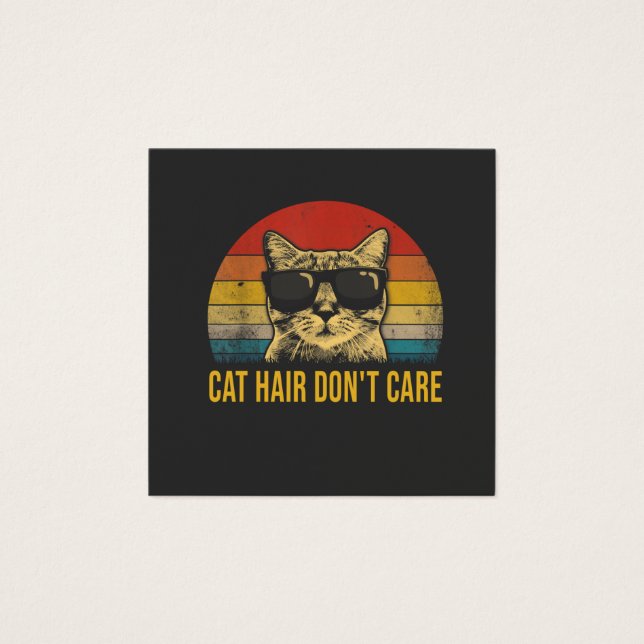 Funny Cat Hair Don't Care for Cat Lovers (正面)