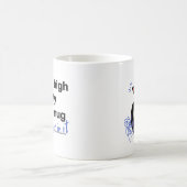 Funny Cat Hair In It Sassy Black Cat Coffee Mug コーヒーマグカップ (中央)