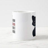 Funny Cat Has No Idea Specialty Mug ジャンボコーヒーマグカップ (正面)