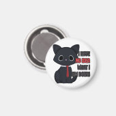 Funny Cat I Have No Idea マグネット (正面/裏面)