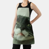 Funny Cat Kitty Pet Photo エプロン (インサイチュ)