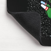 Funny Cat Le Dance Elf Costume Christmas Holiday C マウスパッド (コーナー)