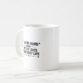Funny Cat Lover Mug コーヒーマグカップ (正面左)