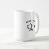 Funny Cat Lover Mug Cute Sleeping Cat Most Days コーヒーマグカップ (正面右)