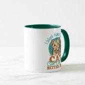 Funny Cat Lover Quote Cute Kitten Graphic マグカップ (正面右)