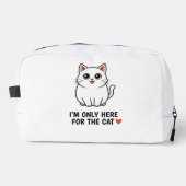 Funny Cat Lover Valentine Mousepad - I'm Only Here ドップキット (正面)