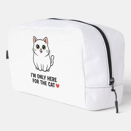 Funny Cat Lover Valentine Mousepad - I'm Only Here ドップキット (右コーナー)