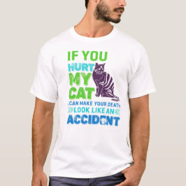 Funny Cat Lover Warning T-Shirt Tシャツ