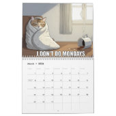 Funny Cat Meme Calendar 2026 カレンダー (3月 2026)