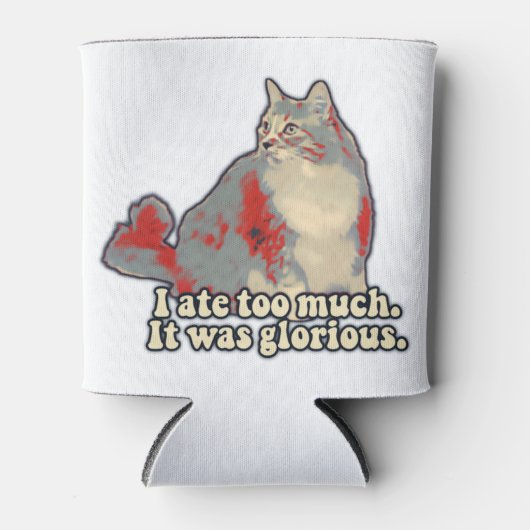 Funny cat meme for kitten lovers and owners 缶クーラー (正面)