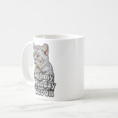 Funny cat meme for kitty lovers and cat lovers コーヒーマグカップ (正面左)