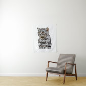 Funny cat meme for kitty owners and cat lovers タペストリー (インサイチュ)