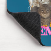 Funny Cat Meme I Eat Cement Japanese Quote Animal マウスパッド (コーナー)