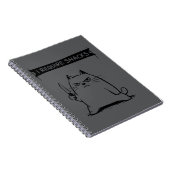 Funny Cat Meme I Require Snacks  ノートブック (右側)