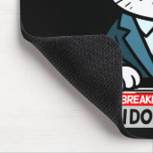 Funny Cat Meme Sarcastic Humor I Dont Care Cat  マウスパッド (コーナー)