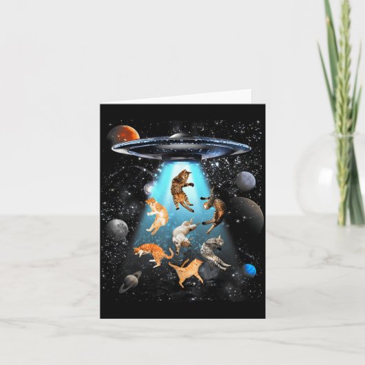 Funny Cat Men Women Graphic For Men Women Kids  カード (正面)