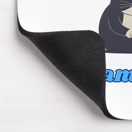 Funny cat mousepad マウスパッド (コーナー)