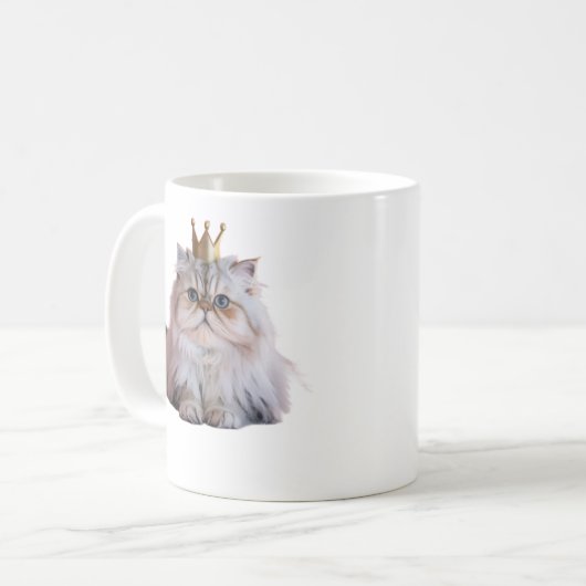 FUNNY CAT MUG コーヒーマグカップ (正面左)