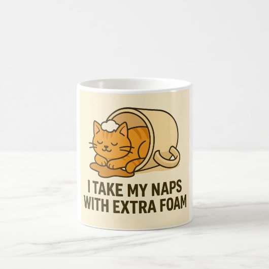 Funny cat mug  コーヒーマグカップ (中央)