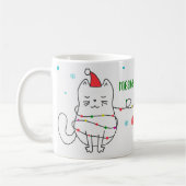 Funny Cat Mug コーヒーマグカップ (左)