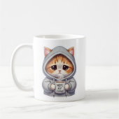 Funny Cat Mug Nope Not Today Coffee Cup Gift Fun コーヒーマグカップ (左)