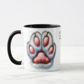Funny Cat Paw Coffee Mug マグカップ (左)