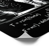 Funny Cat Physics Humor Design What Cats Really Th ポスター (角)