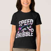 Funny Cat Playing Soccer - Gift for Kids & Teens トライブレンドＴシャツ (正面)