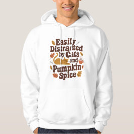 Funny Cat – Pumpkin Spice Lover Fall パーカ