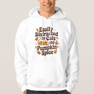 Funny Cat – Pumpkin Spice Lover Fall パーカ
