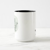 Funny Cat Pun Aquarius Birthday Gift Mug マグカップ (中央)