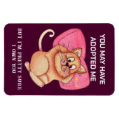 Funny Cat Pun Magnet - Kitchen Fridge Meme Gift マグネット (横)