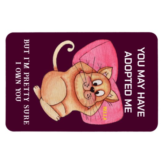 Funny Cat Pun Magnet - Kitchen Fridge Meme Gift マグネット (横)