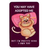 Funny Cat Pun Magnet - Kitchen Fridge Meme Gift マグネット (縦)