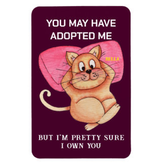 Funny Cat Pun Magnet - Kitchen Fridge Meme Gift マグネット