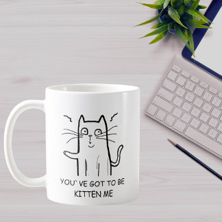 Funny Cat Quote Coffee Mug コーヒーマグカップ
