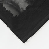 Funny Cat Santa Bigfoot Alien Christmas Selfie Tee フリースブランケット (角)