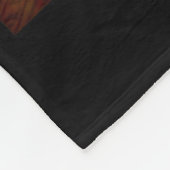 Funny Cat Selfie Santa Claus Eating Cookies Christ フリースブランケット (角)