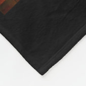 Funny Cat Selfie With Alien Ufo Christmas Lights S フリースブランケット (角)