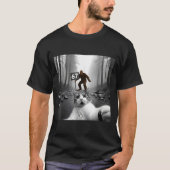 Funny Cat Selfie With Bigfoot 67 Six Seven Meme Me Tシャツ (正面)