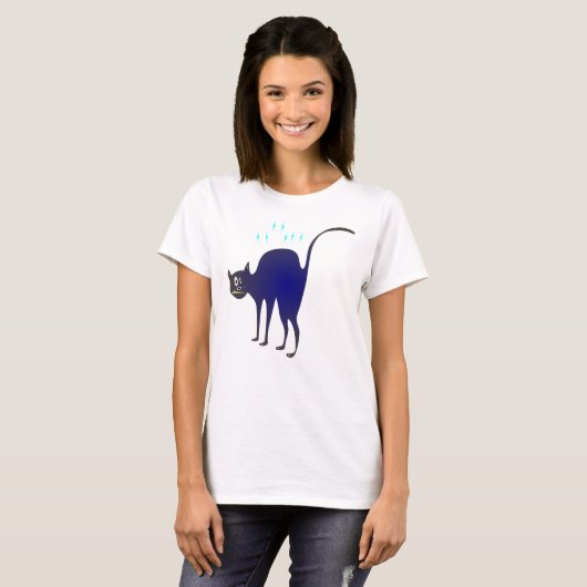 funny cat tシャツ (正面フル)