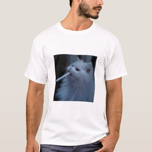 funny cat tシャツ (正面)