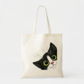 Funny Cat Tote Bag トートバッグ (正面)