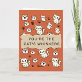 Funny Cat valentine's day cards カード (裏面)