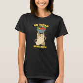 Funny Cat Veganism Plant Based Vegan Premium Tシャツ (正面)